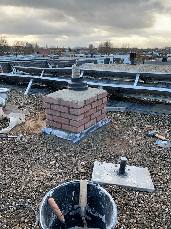 Schoorsteen renovatie in Arnhem