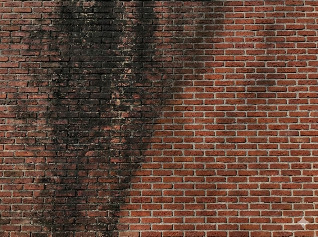 Zwarte aanslag gevel